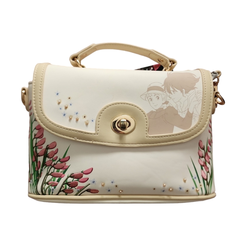 SOLD Studio Ghibli Howl’s Moving Castle Sophie & Howl Floral Handbag